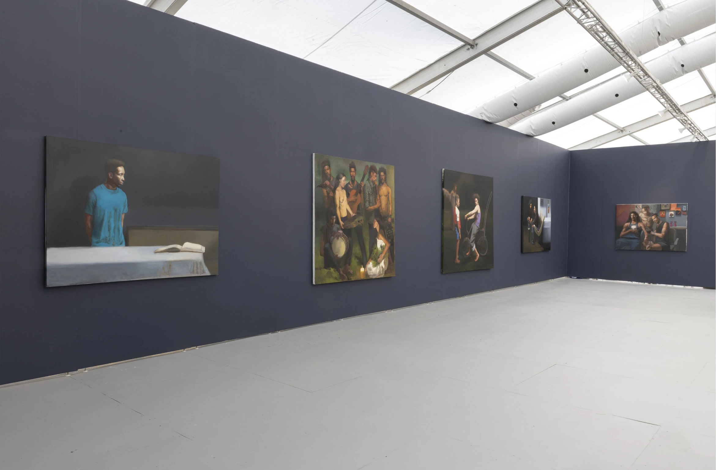 Installation view of Sylvia Maier's work
